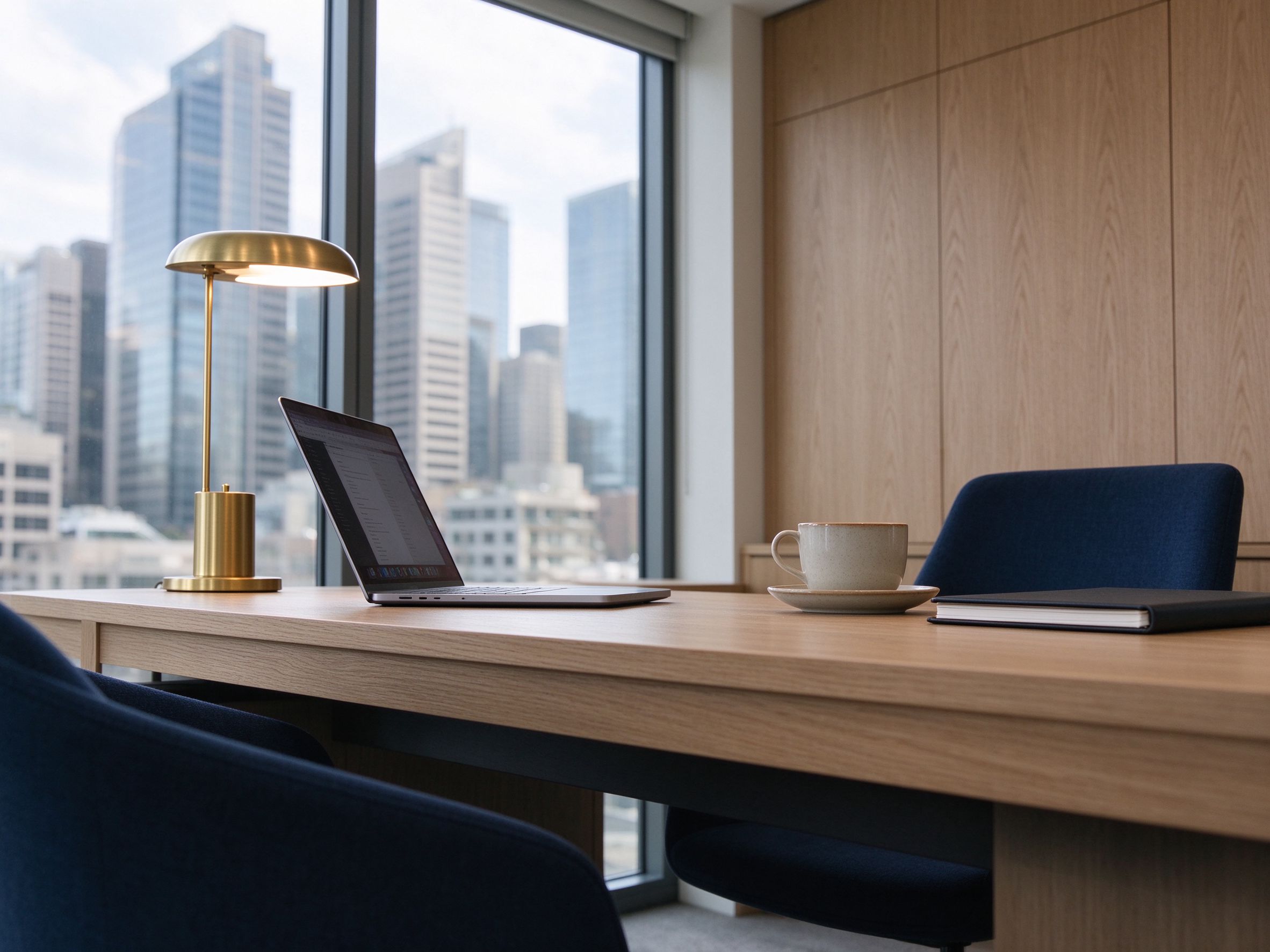 PML's Sydney office, overlooking the city