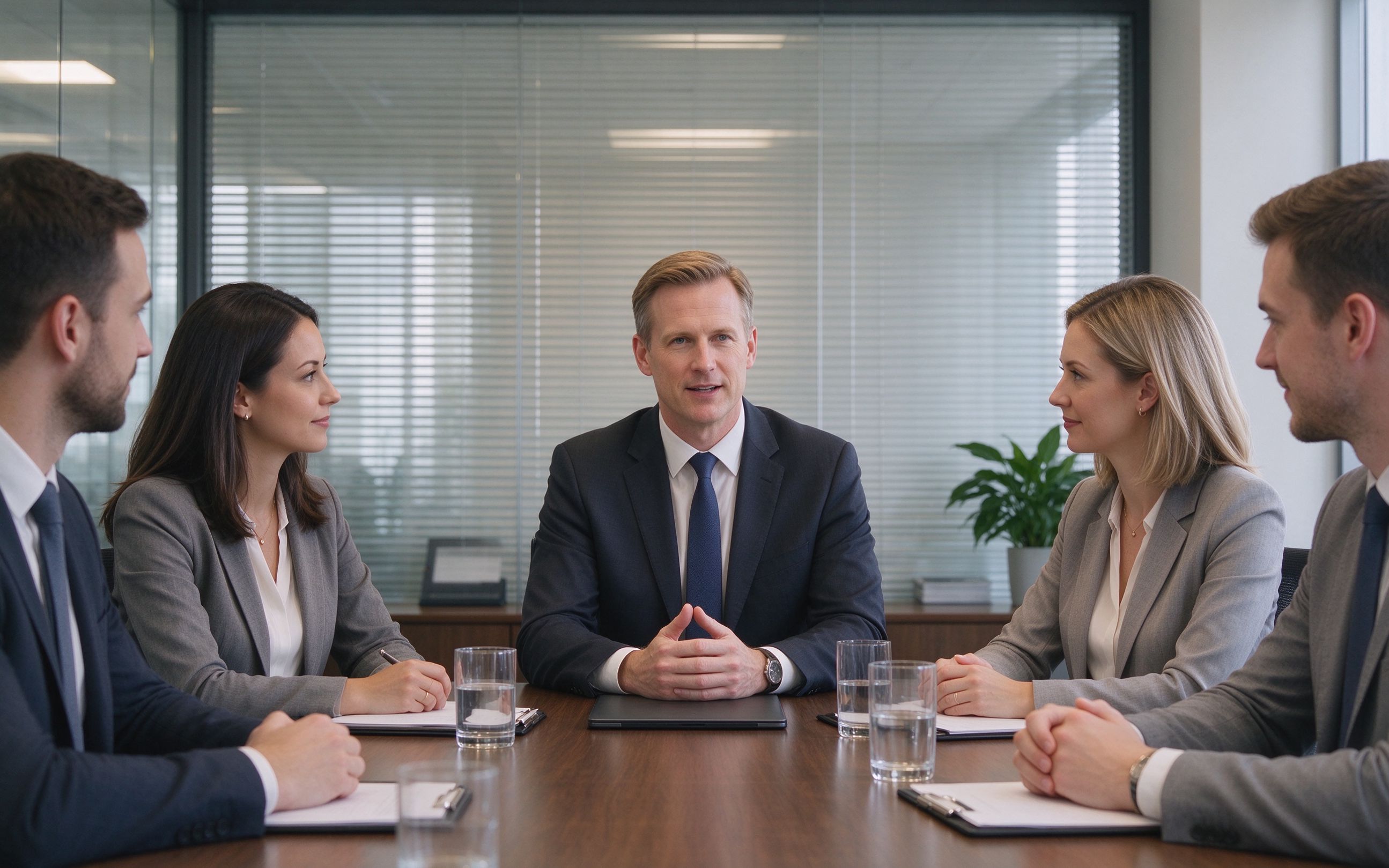 Advisory boardroom session
